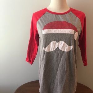 Christmas Santa Raglan